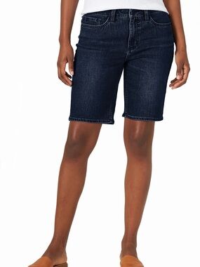 Lee Dark Indigo Denim Bermuda Jean Shorts